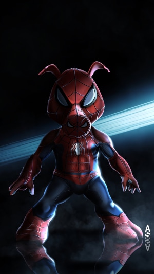 Spider-Ham from Spiderman Artwork