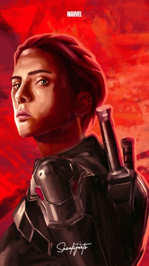 Black Widow from Marvel Artwork