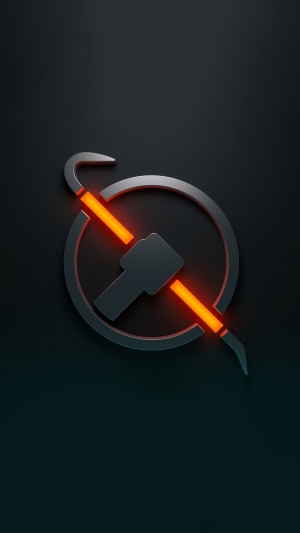 Half-Life 2 logo with crowbar and HEV suit symbol