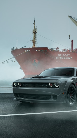 Dodge Challenger Hellcat Symphony Ship 4K