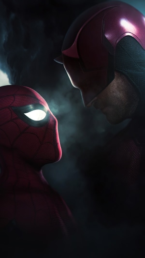 Spider-Man and Daredevil face off