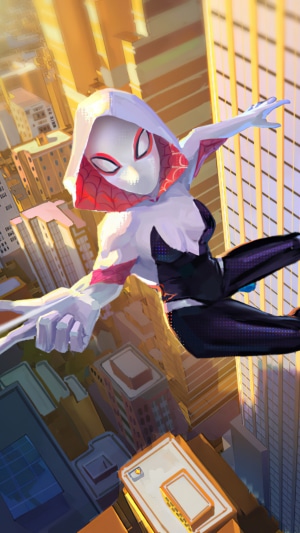 Spider-Gwen from Marvel artwork 4K