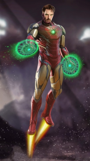 Doctor Strange in Iron Man Armor
