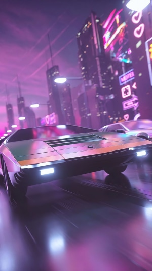 delorean, cars, hd, artist, artwork, digital art, 4k, vaporwave ...