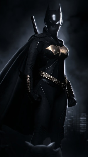 Batgirl from DC Comics artwork 4K