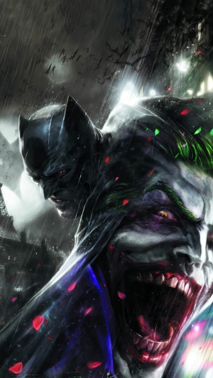 Batman and Joker artwork