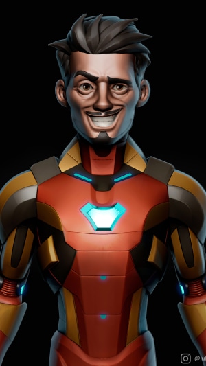 Iron Man digital art 4K