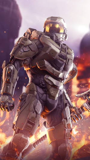 Master Chief from Halo in 4K