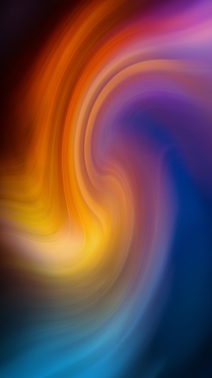Abstract digital art with swirling colors