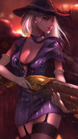 Witch Ashe from Overwatch 2