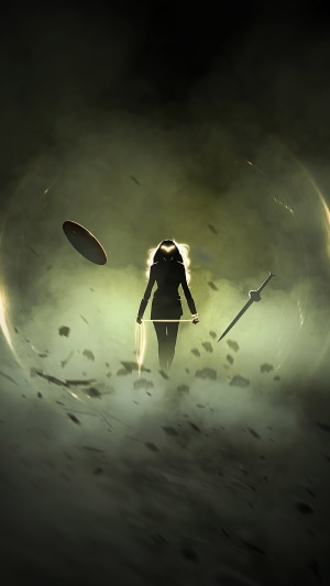 Wonder Woman with Lasso, Sword, and Shield