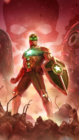 Captain America from Marvel Future Fight 4K
