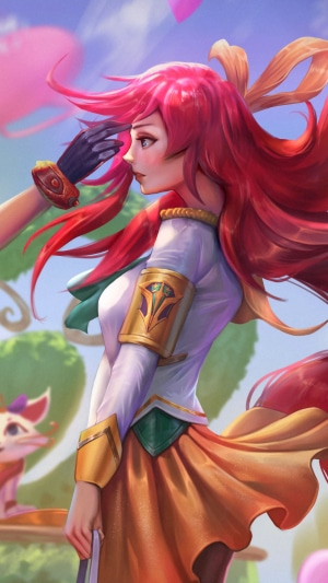 Lux from League of Legends artwork