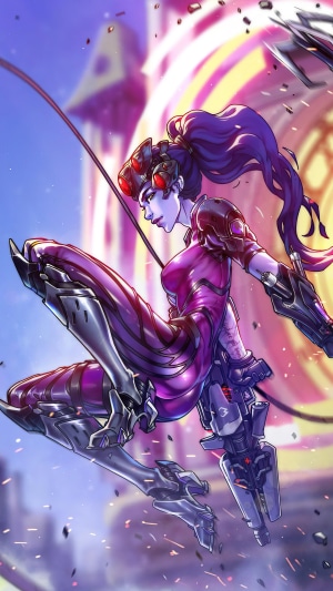Widowmaker from Overwatch 2 artwork 4K