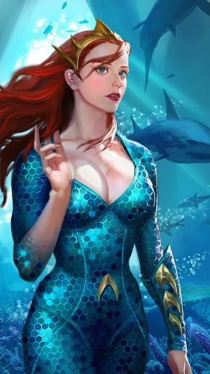 Mera from DC Comics artwork