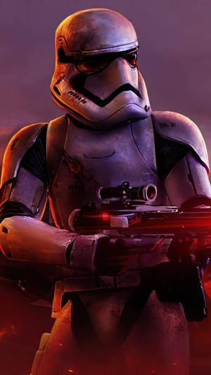 Stormtrooper from Star Wars artwork