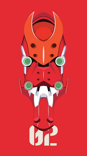 Evangelion Unit-02 from Neon Genesis Evangelion 4K