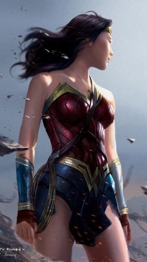 Wonder Woman artwork 4K