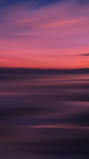 Abstract Sunset Over Water