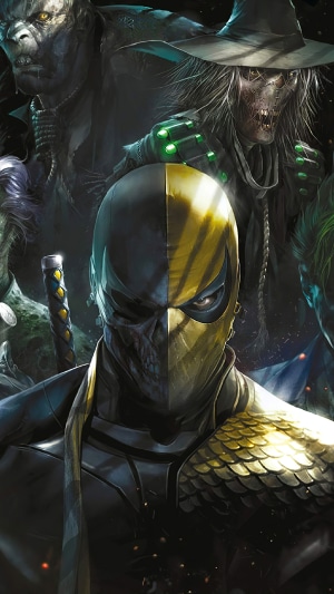 Deathstroke and Villains from DC Comics 4K