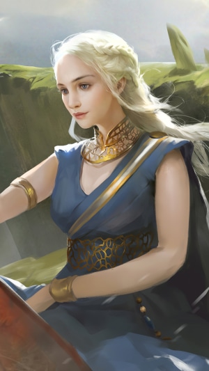Daenerys Targaryen from Game of Thrones artwork
