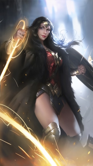 Wonder Woman artwork 4K