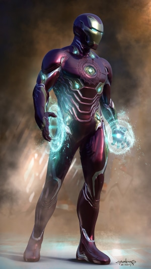 Iron Man from Marvel artwork 4K