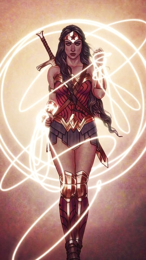 Wonder Woman with Lasso of Truth