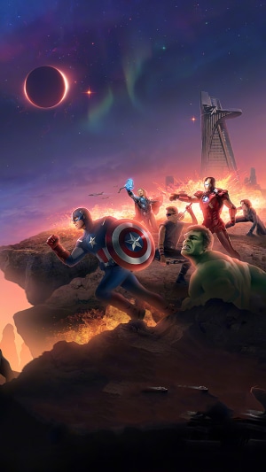 Avengers Endgame 4K Artwork