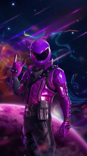 Purple Rider from Fortnite 4K