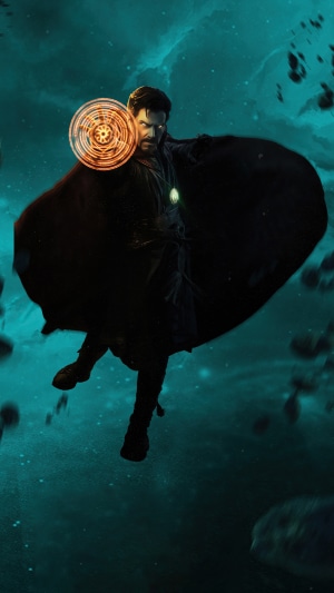 Doctor Strange from Marvel Comics casting a spell