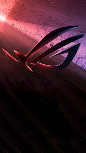 Republic of Gamers ROG logo abstract 4K