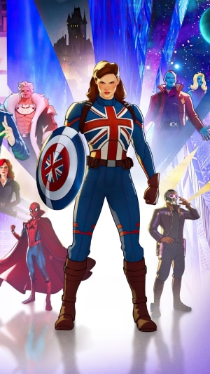 Captain Carter and Marvel characters from What If...?