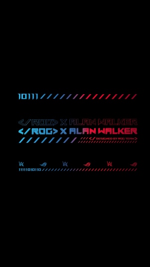 Republic of Gamers x Alan Walker Binary Code Design