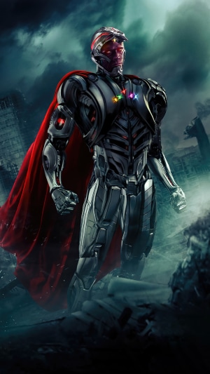Vision with Infinity Stones from Marvel 4K