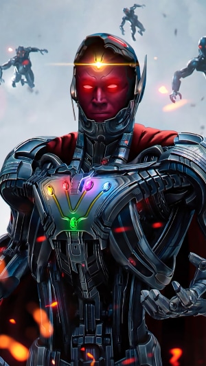 Ultron with Infinity Stones from Marvel