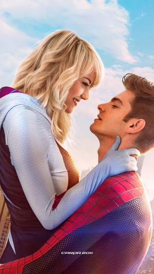 Gwen Stacy and Spider-Man from The Amazing Spider-Man