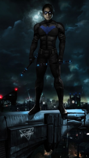 Nightwing from DC Comics artwork