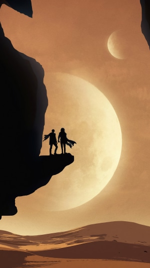Paul Atreides and Chani from Dune 4K