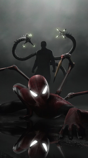 Spider-Man and Doctor Octopus artwork