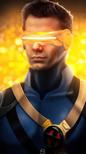 Cyclops from X-Men, artwork by B.