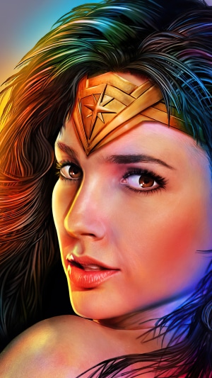 Wonder Woman artwork by an artist