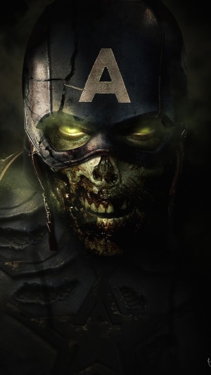 Zombie Captain America from Marvel
