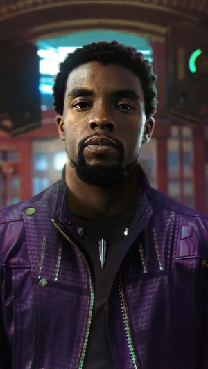 Chadwick Boseman as Black Panther