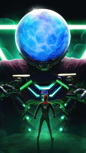 Mysterio and Spider-Man from Marvel
