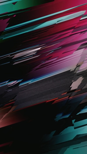 Abstract digital art with sharp geometric shapes