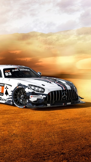 Mercedes-AMG GT3 24H Series Race Car 4K