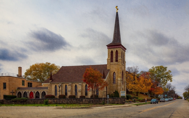 Church in Beloit, Wisconsin, USA
