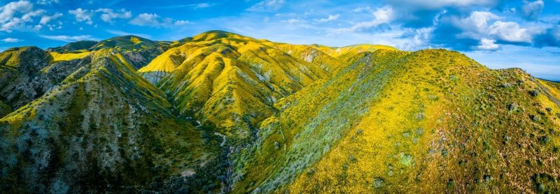 Carrizo Plain National Monument Mountains in California