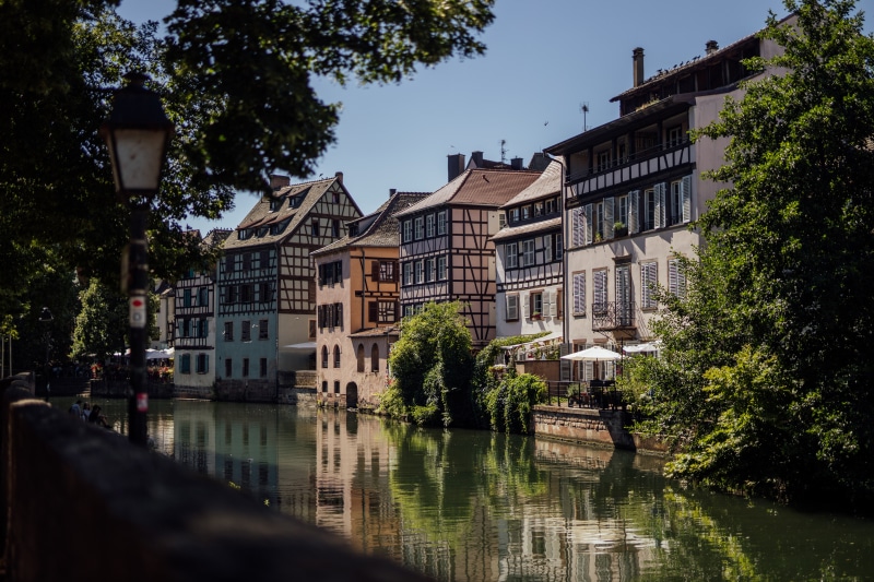 Strasbourg France Canal Houses